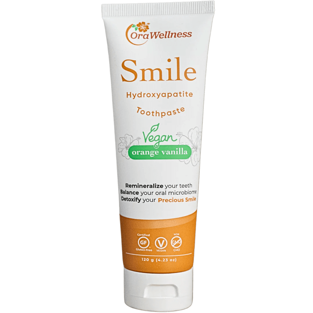 Smile Vegan Toothpaste 120g: Plant-Based MCHA Orange Vanilla tube